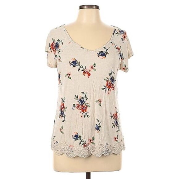 Rewind Tops - Rewind Floral Lace Top